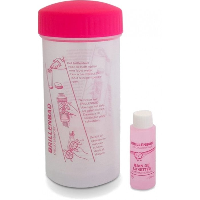 Brillenbad met speciaalreiniger (20ml)